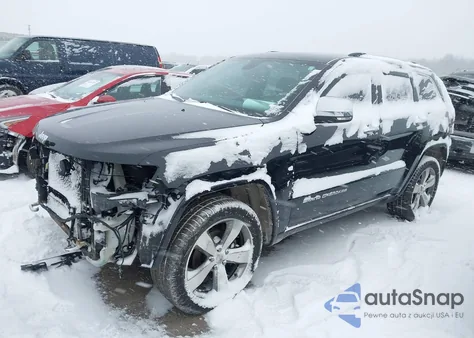 2015 Jeep Grand Cherokee Overland z USA, uszkodzony, nr VIN 1C4RJFCGXFC234783